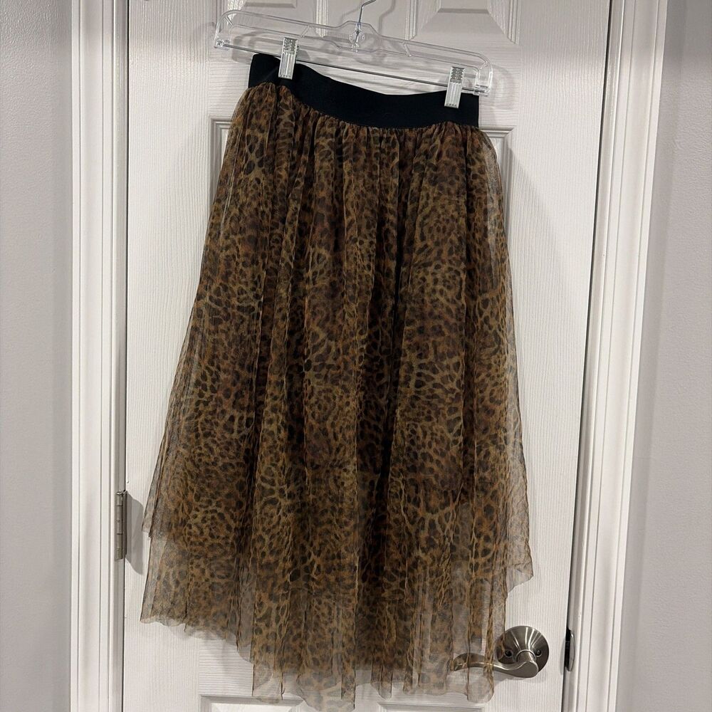 Oddi Women’s Leopard Skirt Size S